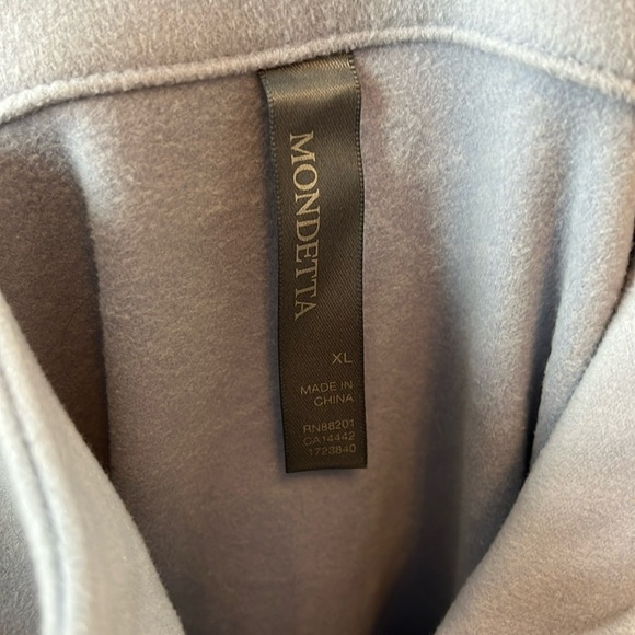 Mondetta Periwinkle Fleece Snap Button Down Shacket - Size XL - Picture 2 of 10